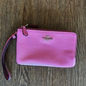 Coach Pink Wristlet
